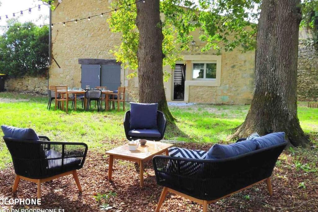 Вилла Moulin De Bigorre Saint-Genes-de-Castillon Экстерьер фото